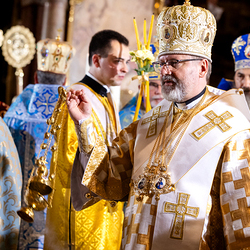 byzantinisches Pontifikalamt Stephansdom / Erzdiözese Wien/ Schönlaub byzantinisches Pontifikalamt Stephansdom